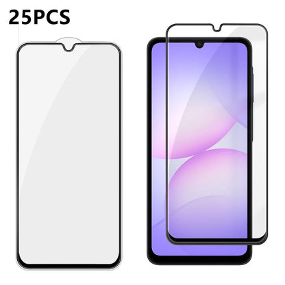 25pcs High-Aluminum Full-Coverage Anti-Fingerprint Screen-Printed HD Tempered Glass Film, For Galaxy A08 4G / 5G, For Galaxy A18 4G / 5G, For Galaxy M47 5G, For Galaxy Z Fold8 5G Outer Screen, For Galaxy Z Fold8 Ultra 5G Outer Screen                   ...