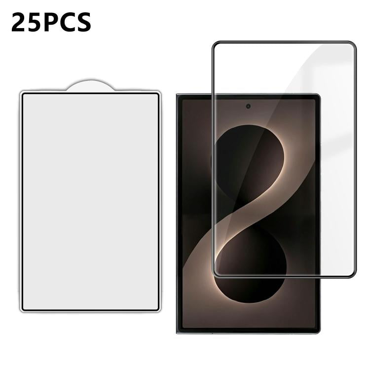 25pcs High-Aluminum Full-Coverage Anti-Fingerprint Screen-Printed HD Tempered Glass Film, For Galaxy A08 4G / 5G, For Galaxy A18 4G / 5G, For Galaxy M47 5G, For Galaxy Z Fold8 5G Outer Screen, For Galaxy Z Fold8 Ultra 5G Outer Screen                   ...