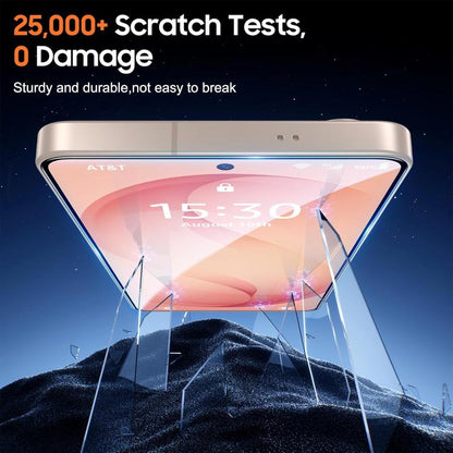 25pcs High-Aluminum Full-Coverage Anti-Fingerprint Screen-Printed HD Tempered Glass Film, For Galaxy A08 4G / 5G, For Galaxy A18 4G / 5G, For Galaxy M47 5G, For Galaxy Z Fold8 5G Outer Screen, For Galaxy Z Fold8 Ultra 5G Outer Screen                   ...