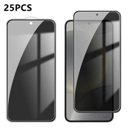 25pcs High-Aluminum Full-Coverage Anti-Fingerprint Screen-Printed Privacy Tempered Glass Film, For Galaxy A08 4G / 5G, For Galaxy A18 4G / 5G, For Galaxy M47 5G, For Galaxy Z Fold8 5G Outer Screen, For Galaxy Z Fold8 Ultra 5G Outer Screen              ...