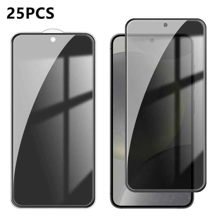 25pcs High-Aluminum Full-Coverage Anti-Fingerprint Screen-Printed Privacy Tempered Glass Film, For Galaxy A08 4G / 5G, For Galaxy A18 4G / 5G, For Galaxy M47 5G, For Galaxy Z Fold8 5G Outer Screen, For Galaxy Z Fold8 Ultra 5G Outer Screen              ...
