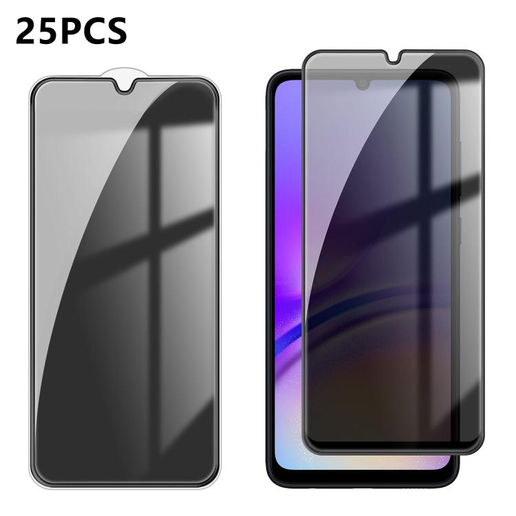 25pcs High-Aluminum Full-Coverage Anti-Fingerprint Screen-Printed Privacy Tempered Glass Film, For Galaxy A08 4G / 5G, For Galaxy A18 4G / 5G, For Galaxy M47 5G, For Galaxy Z Fold8 5G Outer Screen, For Galaxy Z Fold8 Ultra 5G Outer Screen              ...