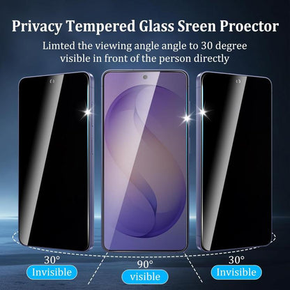 25pcs High-Aluminum Full-Coverage Anti-Fingerprint Screen-Printed Privacy Tempered Glass Film, For Galaxy A08 4G / 5G, For Galaxy A18 4G / 5G, For Galaxy M47 5G, For Galaxy Z Fold8 5G Outer Screen, For Galaxy Z Fold8 Ultra 5G Outer Screen              ...