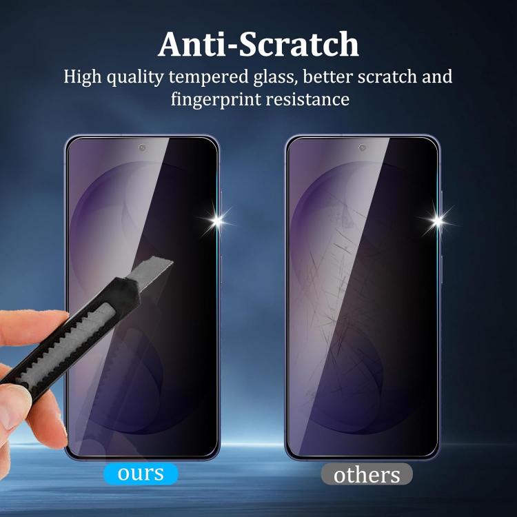 25pcs High-Aluminum Full-Coverage Anti-Fingerprint Screen-Printed Privacy Tempered Glass Film, For Galaxy A08 4G / 5G, For Galaxy A18 4G / 5G, For Galaxy M47 5G, For Galaxy Z Fold8 5G Outer Screen, For Galaxy Z Fold8 Ultra 5G Outer Screen              ...