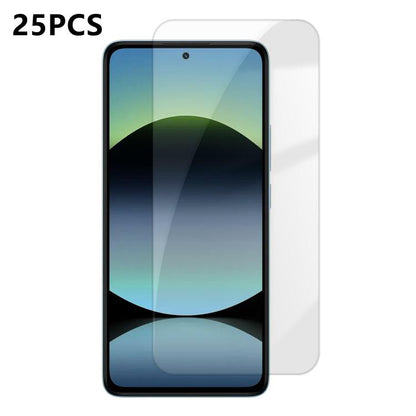 25pcs High-Aluminum Semi-Screen Anti-Fingerprint HD Tempered Glass Film, For Redmi A7 4G 171.8mm, For Redmi 17C 4G, For Redmi K90 Ultra 5G, For Xiaomi 17 Max 5G, For Redmi K90 Max 5G, For Xiaomi 17 Ultra, For Redmi K90, For Redmi K90 Pro Max           ...