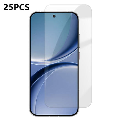 25pcs High-Aluminum Semi-Screen Anti-Fingerprint HD Tempered Glass Film, For Xiaomi 17 Max 5G, For Redmi K90 Max 5G, For Xiaomi 17 Ultra, For Redmi K90, For Redmi K90 Pro Max, For Xiaomi 17 Pro Max, For Redmi Note 15 Pro 5G Global 163.6mm              ...