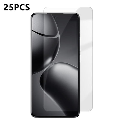 25pcs High-Aluminum Semi-Screen Anti-Fingerprint HD Tempered Glass Film, For Redmi A7 4G 171.8mm, For Redmi 17C 4G, For Redmi K90 Ultra 5G, For Xiaomi 17 Max 5G, For Redmi K90 Max 5G, For Xiaomi 17 Ultra, For Redmi K90, For Redmi K90 Pro Max           ...