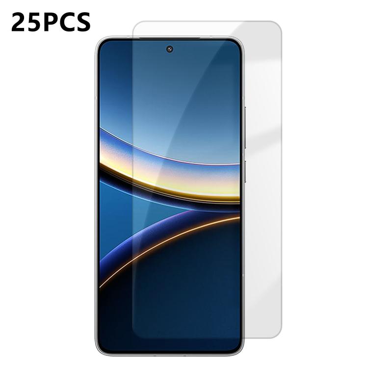 25pcs High-Aluminum Semi-Screen Anti-Fingerprint HD Tempered Glass Film, For Redmi A7 4G 171.8mm, For Redmi 17C 4G, For Redmi K90 Ultra 5G, For Xiaomi 17 Max 5G, For Redmi K90 Max 5G, For Xiaomi 17 Ultra, For Redmi K90, For Redmi K90 Pro Max           ...