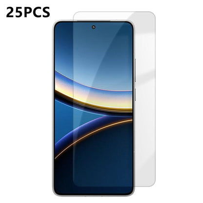 25pcs High-Aluminum Semi-Screen Anti-Fingerprint HD Tempered Glass Film, For Redmi A7 4G 171.8mm, For Redmi 17C 4G, For Redmi K90 Ultra 5G, For Xiaomi 17 Max 5G, For Redmi K90 Max 5G, For Xiaomi 17 Ultra, For Redmi K90, For Redmi K90 Pro Max           ...