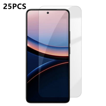 25pcs High-Aluminum Semi-Screen Anti-Fingerprint HD Tempered Glass Film, For Xiaomi 17 Max 5G, For Redmi K90 Max 5G, For Xiaomi 17 Ultra, For Redmi K90, For Redmi K90 Pro Max, For Xiaomi 17 Pro Max, For Redmi Note 15 Pro 5G Global 163.6mm              ...