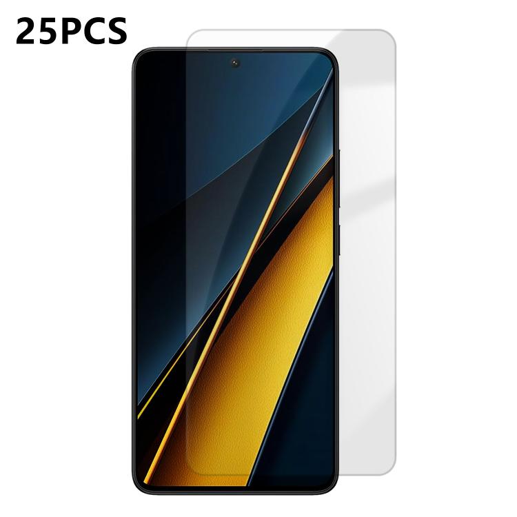 25pcs High-Aluminum Semi-Screen Anti-Fingerprint HD Tempered Glass Film, For Xiaomi 17 Max 5G, For Redmi K90 Max 5G, For Xiaomi 17 Ultra, For Redmi K90, For Redmi K90 Pro Max, For Xiaomi 17 Pro Max, For Redmi Note 15 Pro 5G Global 163.6mm              ...