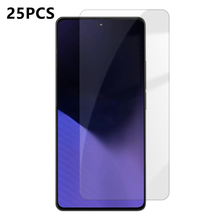 25pcs High-Aluminum Semi-Screen Anti-Fingerprint HD Tempered Glass Film, For Xiaomi 17 Max 5G, For Redmi K90 Max 5G, For Xiaomi 17 Ultra, For Redmi K90, For Redmi K90 Pro Max, For Xiaomi 17 Pro Max, For Redmi Note 15 Pro 5G Global 163.6mm              ...