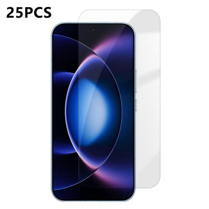25pcs High-Aluminum Semi-Screen Anti-Fingerprint HD Tempered Glass Film, For Redmi A7 4G 171.8mm, For Redmi 17C 4G, For Redmi K90 Ultra 5G, For Xiaomi 17 Max 5G, For Redmi K90 Max 5G, For Xiaomi 17 Ultra, For Redmi K90, For Redmi K90 Pro Max           ...