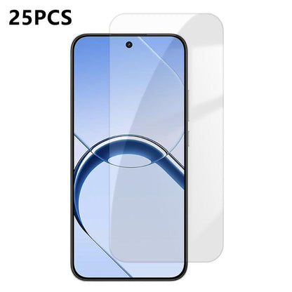 25 Films de protection en verre trempé HD anti-traces de doigts semi-transparents en aluminium, pour Realme 16T 5G, pour Realme Neo8 5G, pour Realme 16 5G, pour Realme 16 Pro 5G