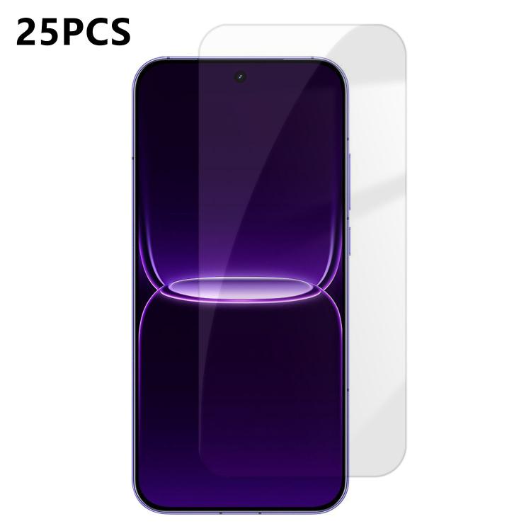 25 Films de protection en verre trempé HD anti-traces de doigts semi-transparents en aluminium, pour Realme 16T 5G, pour Realme Neo8 5G, pour Realme 16 5G, pour Realme 16 Pro 5G