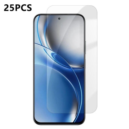 25 Films de protection en verre trempé HD anti-traces de doigts semi-transparents en aluminium, pour Realme 16T 5G, pour Realme Neo8 5G, pour Realme 16 5G, pour Realme 16 Pro 5G