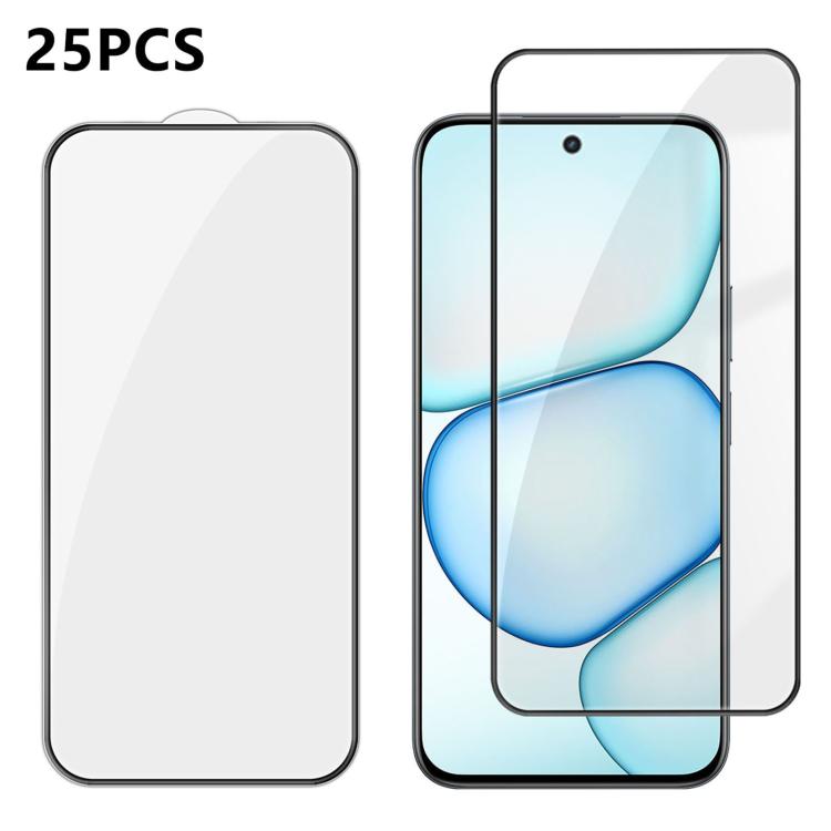 25pcs High-Aluminum Full-Coverage Anti-Fingerprint Screen-Printed HD Tempered Glass Film, For Realme P4R 5G, For Realne 16T 5G, For Realme C100 5G, For Realme C100 4G, For Realme Narzo 100 Lite 5G, For Realme Neo8 5G, For Realme 16 5G                  ...