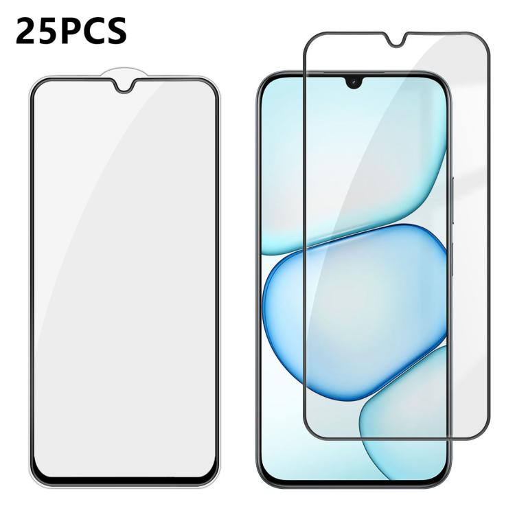 25pcs High-Aluminum Full-Coverage Anti-Fingerprint Screen-Printed HD Tempered Glass Film, For Realme P4R 5G, For Realne 16T 5G, For Realme C100 5G, For Realme C100 4G, For Realme Narzo 100 Lite 5G, For Realme Neo8 5G, For Realme 16 5G                  ...