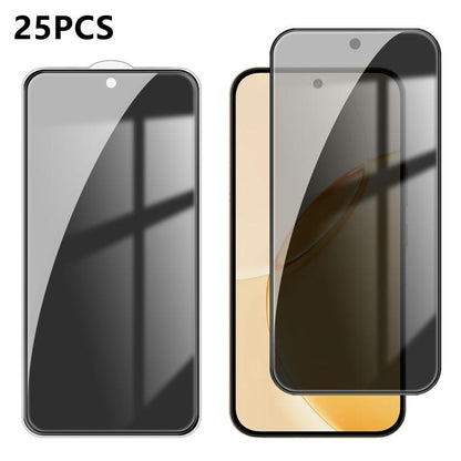 25pcs High-Aluminum Full-Coverage Anti-Fingerprint Screen-Printed Privacy Tempered Glass Film, For Realme P4R 5G, For Realne 16T 5G, For Realme C100 5G, For Realme C100 4G, For Realme Narzo 100 Lite 5G, For Realme Neo8 5G, For Realme 16 5G             ...