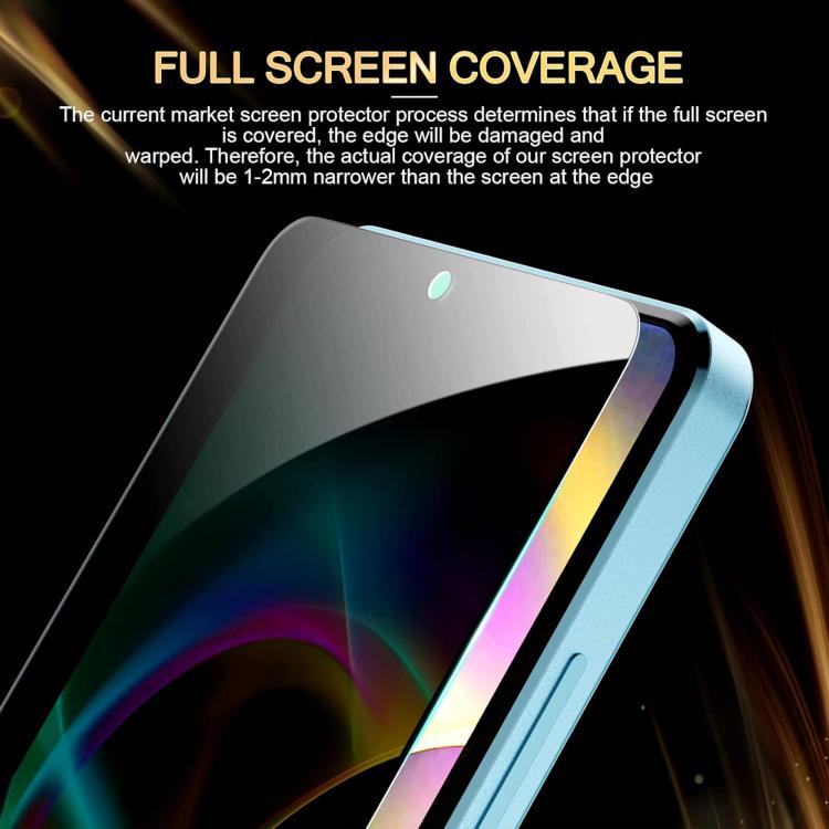 25pcs High-Aluminum Full-Coverage Anti-Fingerprint Screen-Printed Privacy Tempered Glass Film, For Realme P4R 5G, For Realne 16T 5G, For Realme C100 5G, For Realme C100 4G, For Realme Narzo 100 Lite 5G, For Realme Neo8 5G, For Realme 16 5G             ...