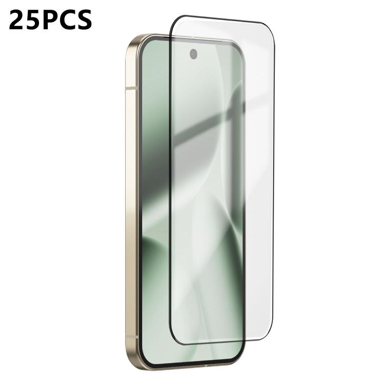 25pcs Ultra-thin Ultrasonic HD Screen-Printed High-Alumina Full Glue Tempered Glass Film, For Google Pixel 10 Pro XL, For Google Pixel 10 Pro, For Google Pixel 10, For Google Pixel 9 Pro XL, For Google Pixel 9 Pro, For Google Pixel 9
