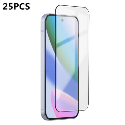 25pcs Ultra-thin Ultrasonic HD Screen-Printed High-Alumina Full Glue Tempered Glass Film, For Google Pixel 10 Pro XL, For Google Pixel 10 Pro, For Google Pixel 10, For Google Pixel 9 Pro XL, For Google Pixel 9 Pro, For Google Pixel 9