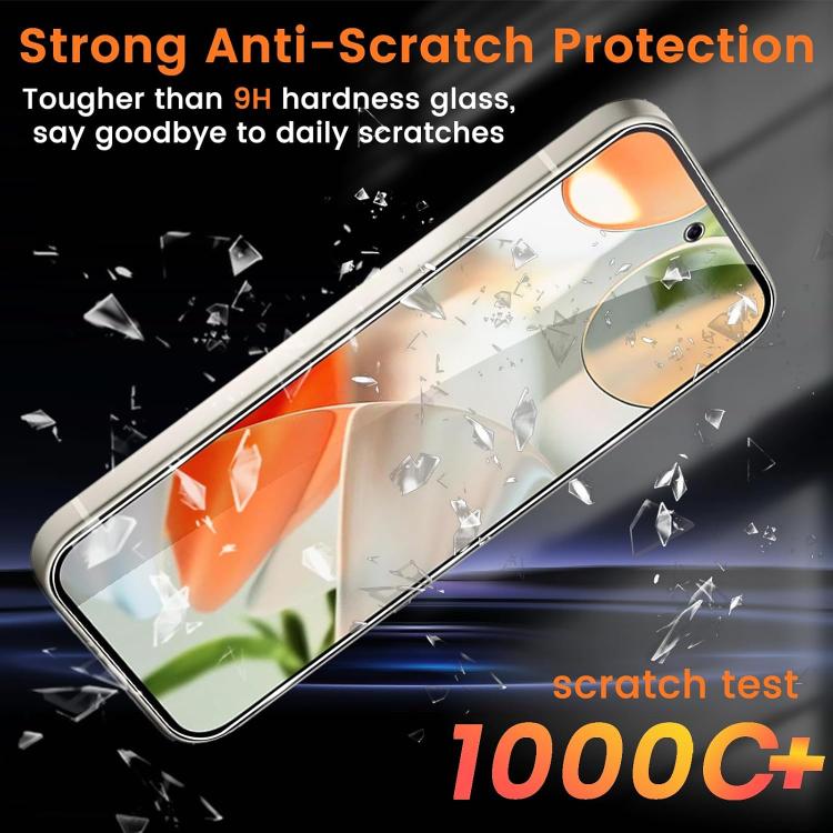 25pcs Ultra-thin Ultrasonic HD Screen-Printed High-Alumina Full Glue Tempered Glass Film, For Google Pixel 10 Pro XL, For Google Pixel 10 Pro, For Google Pixel 10, For Google Pixel 9 Pro XL, For Google Pixel 9 Pro, For Google Pixel 9