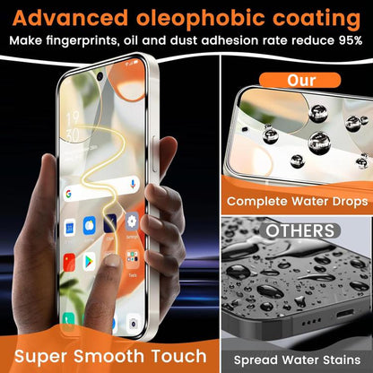 25pcs Ultra-thin Ultrasonic HD Screen-Printed High-Alumina Full Glue Tempered Glass Film, For Google Pixel 10 Pro XL, For Google Pixel 10 Pro, For Google Pixel 10, For Google Pixel 9 Pro XL, For Google Pixel 9 Pro, For Google Pixel 9