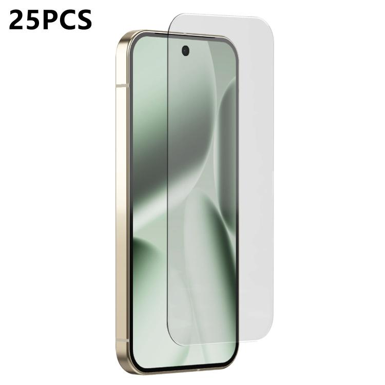 25pcs 3D Curved Semi-Screen No White Border High-Alumina Full Glue HD Tempered Glass Film, For Google Pixel 10 Pro XL, For Google Pixel 10 Pro, For Google Pixel 10, For Google Pixel 9 ProXL, For Google Pixel 9 Pro, For Google Pixel 9