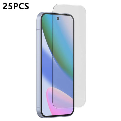 25pcs 3D Curved Semi-Screen No White Border High-Alumina Full Glue HD Tempered Glass Film, For Google Pixel 10 Pro XL, For Google Pixel 10 Pro, For Google Pixel 10, For Google Pixel 9 ProXL, For Google Pixel 9 Pro, For Google Pixel 9