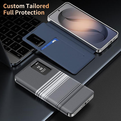 Rainbow Plaid Pattern Smart View Vegan Leather Phone Case, For Samsung Galaxy S26+ 5G, For Samsung Galaxy S26 Ultra 5G, For Samsung Galaxy S26 5G, For Samsung Galaxy A57 5G, For Samsung Galaxy A37 5G, For samsung Galaxy S25 FE 5G                       ...