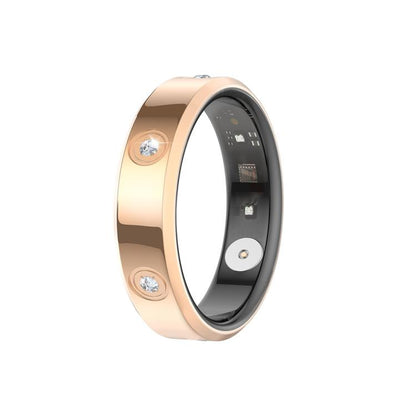 HR01 SIZE 6 Smart Ring, Support Heart Rate / Blood Oxygen / Sleep Monitoring / Female Menstrual Cycle, SIZE 6