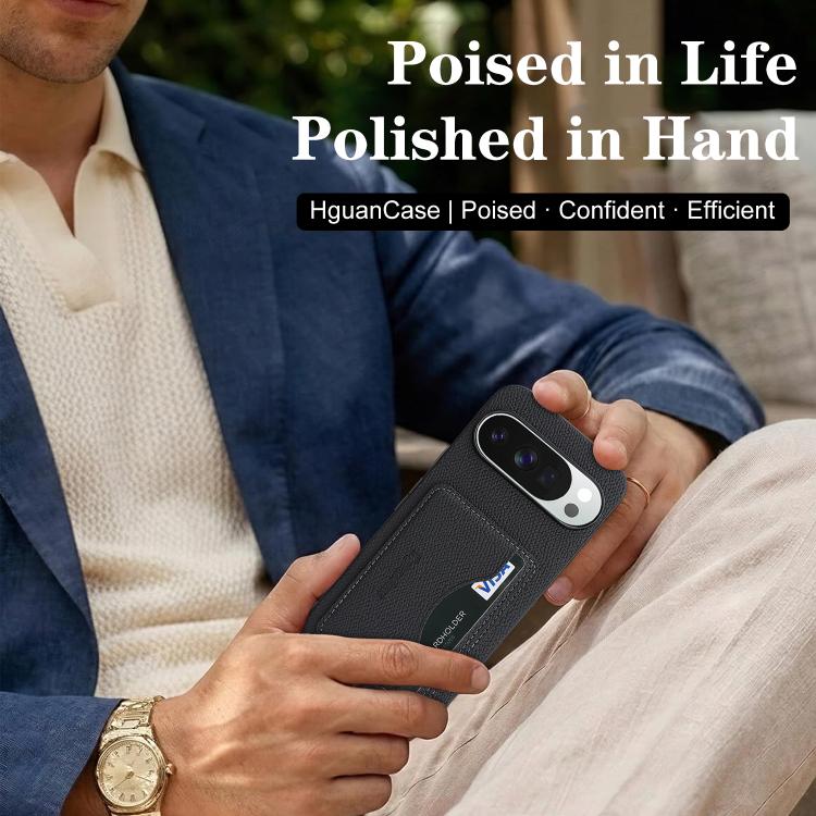 Retro Vegan Leather Magnetic Card Holder Back Phone Case, For Google Pixel 10 Pro XL, For Google Pixel 10 / 10 Pro, For Google Pixel 9 Pro XL, For Google Pixel 9 / 9 Pro