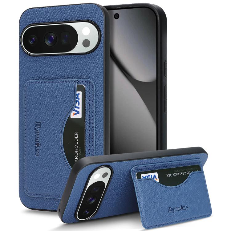 Retro Vegan Leather Magnetic Card Holder Back Phone Case, For Google Pixel 10 Pro XL, For Google Pixel 10 / 10 Pro, For Google Pixel 9 Pro XL, For Google Pixel 9 / 9 Pro