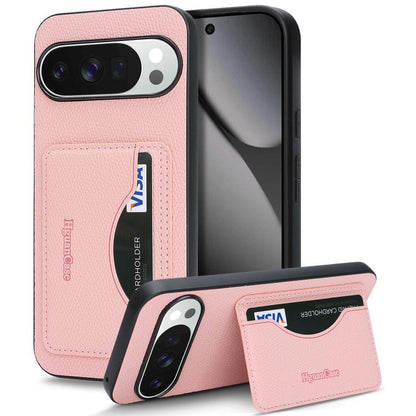 Retro Vegan Leather Magnetic Card Holder Back Phone Case, For Google Pixel 10 Pro XL, For Google Pixel 10 / 10 Pro, For Google Pixel 9 Pro XL, For Google Pixel 9 / 9 Pro