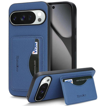 Retro Vegan Leather Magnetic Card Holder Back Phone Case, For Google Pixel 10 Pro XL, For Google Pixel 10 / 10 Pro, For Google Pixel 9 Pro XL, For Google Pixel 9 / 9 Pro