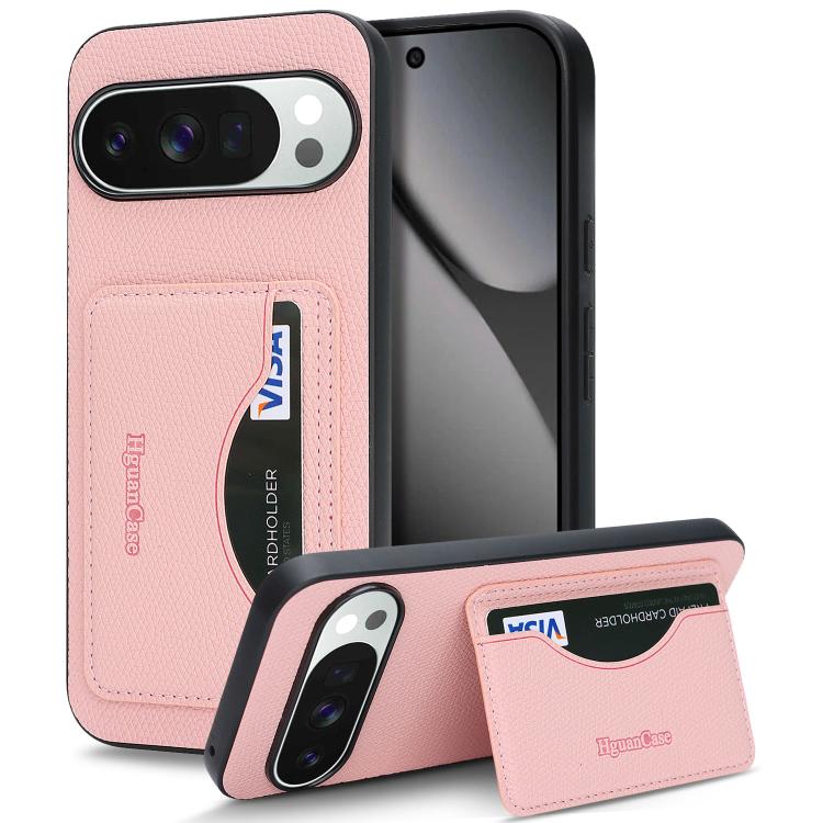 Retro Vegan Leather Magnetic Card Holder Back Phone Case, For Google Pixel 10 Pro XL, For Google Pixel 10 / 10 Pro, For Google Pixel 9 Pro XL, For Google Pixel 9 / 9 Pro