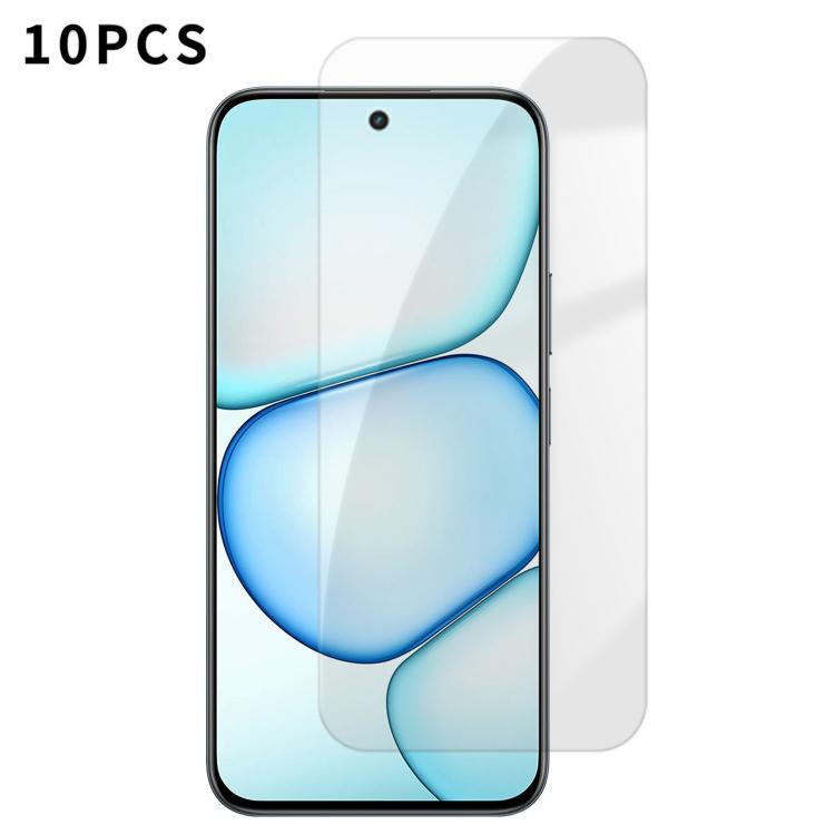 Kalebol 10pcs High-Aluminum Semi-Screen Anti-Fingerprint HD Tempered Glass Film, For Realne 16T 5G, For Realme C100 5G, For Realme C100 4G, For Realme Narzo 100 Lite 5G, For Realme Neo8, For Realme 16, For Realme 16 Pro