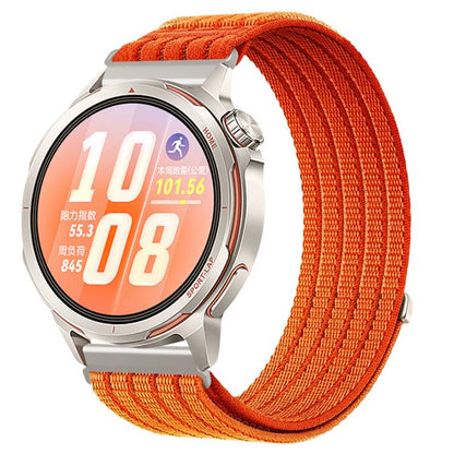 Cloud-Feel Breathable Nylon Woven Metal Head Watch Band, 18mm, 20mm, 22mm