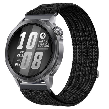 Cloud-Feel Breathable Nylon Woven Metal Head Watch Band, 18mm, 20mm, 22mm