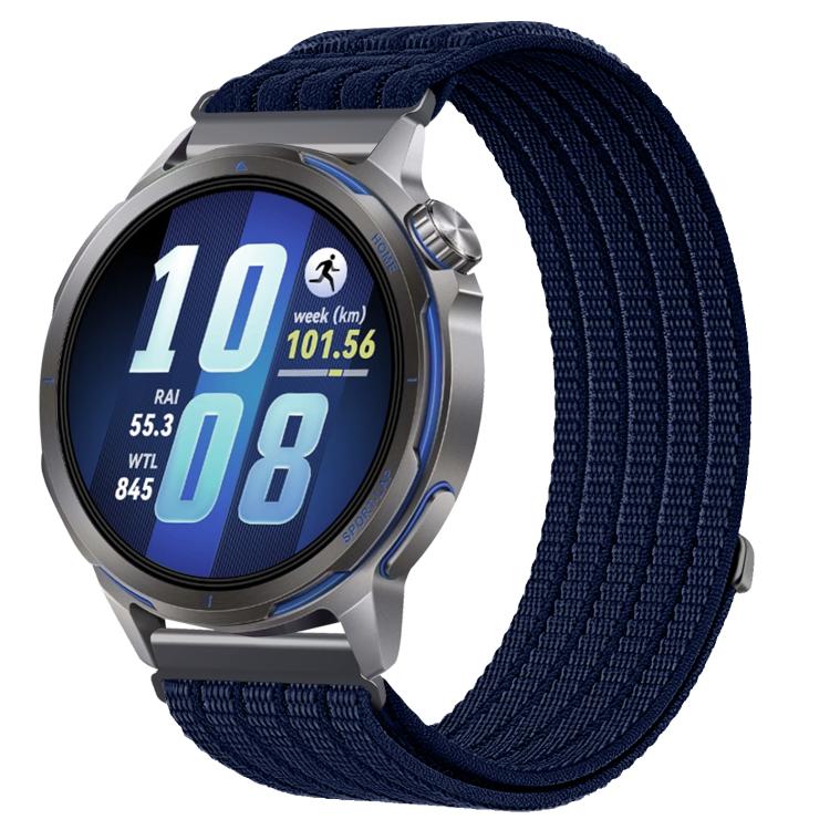 Cloud-Feel Breathable Nylon Woven Metal Head Watch Band, 18mm, 20mm, 22mm