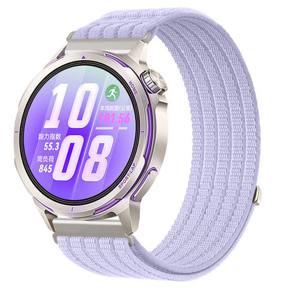 Cloud-Feel Breathable Nylon Woven Metal Head Watch Band, 18mm, 20mm, 22mm