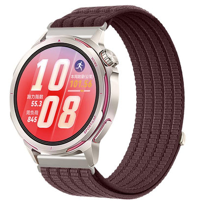 Cloud-Feel Breathable Nylon Woven Metal Head Watch Band, 18mm, 20mm, 22mm