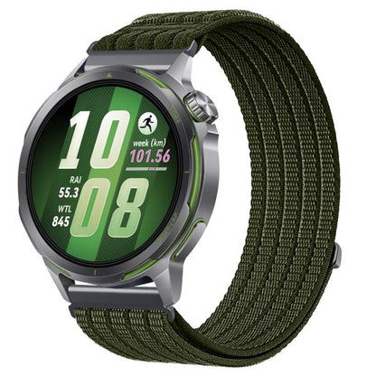 Cloud-Feel Breathable Nylon Woven Metal Head Watch Band, 18mm, 20mm, 22mm