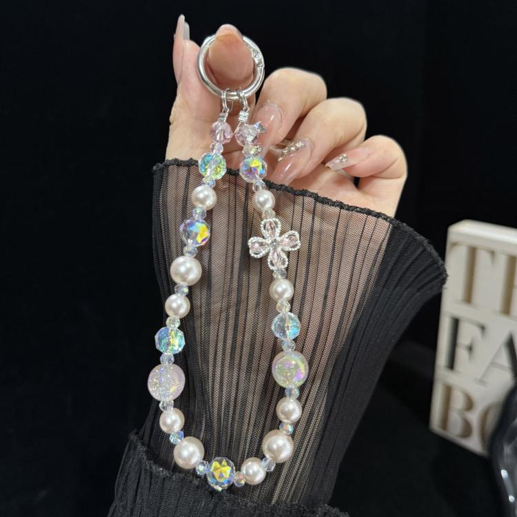 Liu Guang Si Yun Mobile Phone Chain, Pink, Gray, Purple, White