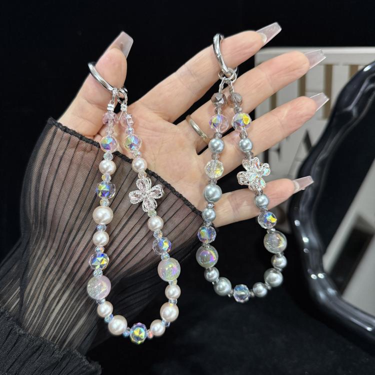 Liu Guang Si Yun Mobile Phone Chain, Pink, Gray, Purple, White
