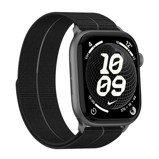 Feather Light Round Tail Nylon Loop Metal Interface Watch Band, For Apple Watch 46mm / 49mm / 45mm / 44mm, For Apple Watch 42mm / 41mm / 40mm / 38mm