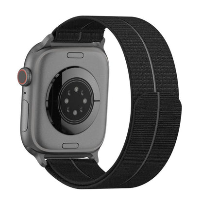 Feather Light Round Tail Nylon Loop Metal Interface Watch Band, For Apple Watch 46mm / 49mm / 45mm / 44mm, For Apple Watch 42mm / 41mm / 40mm / 38mm