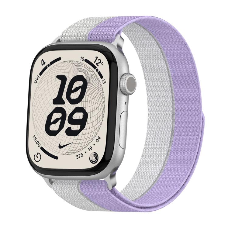 Feather Light Round Tail Nylon Loop Metal Interface Watch Band, For Apple Watch 46mm / 49mm / 45mm / 44mm, For Apple Watch 42mm / 41mm / 40mm / 38mm
