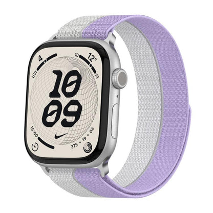 Feather Light Round Tail Nylon Loop Metal Interface Watch Band, For Apple Watch 46mm / 49mm / 45mm / 44mm, For Apple Watch 42mm / 41mm / 40mm / 38mm